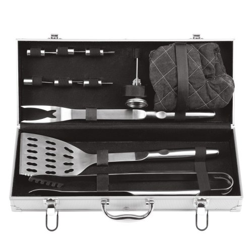 LEOPOLD 793321 Grillkoffer de Luxe 11 teilig