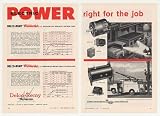 1955 Delco-Remy Thunder Volt AC DC Generators 2-Page Print Ad
