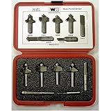 WHITESIDE PART #401 7 PC 1/2 SHANK BASIC ROUTER BIT SET C/O #1058 #1067 #1804 #1901 #2008 #2305 AND #2405