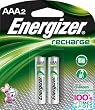 Energizer NH12BP-2 AAA Nickel Rechargeable Battery (2-Pack)