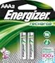 Energizer NH12BP-2 AAA Nickel Rechargeable Battery (2-Pack)