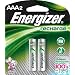 Energizer NH12BP-2 AAA Nickel Rechargeable Battery (2-Pack)