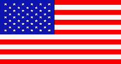 U.S. Flag, 2-ply Polyester  3' x 5' High Wind - Embroidered Stars