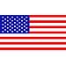 U.S. Flag, 2-ply Polyester  3' x 5' High Wind - Embroidered Stars