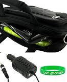 HP Mini 1035NR 10.2-Inch Deluxe Netbook Carrying Case with 12v Car Charger Adapter - Black
