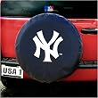 New York Yankees MLB Spare Tire Cover (Black)