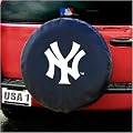 New York Yankees MLB Spare Tire Cover by Fremont Die (Black)
