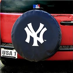 New York Yankees MLB Spare Tire Cover (Black)
