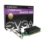EVGA e-GeForce 8400 GS 512 MB DDR2 PCI-E 2.0 Graphics Card 512-P3-N725-LR