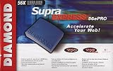 Diamond SupraExpress 56e Pro 56K V90/V92 External Serial Modem
