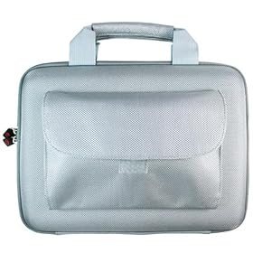 Kroo Cube Case with Pocket for Netbook up to 10-Inch (Smoke)