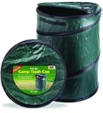 Coghlans 1219 Camping Trash Can, Spring-Loaded Pop-Up, 19 x 24-In.