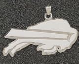 Buffalo Bills Giant 2 1/8 W x 1 1/8 H Buffalo Logo Pendant - 14KT Gold Jewelry