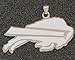 Buffalo Bills Giant 2 1/8 W x 1 1/8 H Buffalo Logo Pendant - 14KT Gold Jewelry