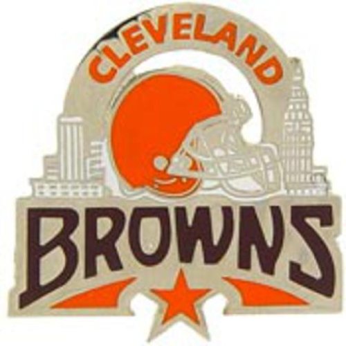 NFL Cleveland Browns Star Pin 1 1/4