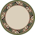 Tropical Forest Rug- Opal/ Peridot(7'7" Round)