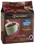 Maxwell House Cafe Collection French Roast Coffee (Dark), 16-Count T-Discs for Tassimo Coffeemakers (Pack of 2)