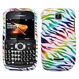 Colorful Zebra Phone Protector Cover for MOTOROLA WX430 (Theory)