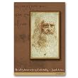 Leonardo da Vinci - 5" x 7" Pop Up Greeting Card