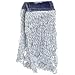 Rubbermaid FGD55206 Super Stitch Finish Mop, Medium, 5" Blue Headband, White