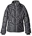 London Fog Big Girls' Puffer Coat with Faux Fur Trim