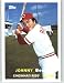 2010 Topps Vintage Legends Collection #VLC18 Johnny Bench - Cincinnati Reds (On Historic / Classic Card Design)(Baseball Cards)