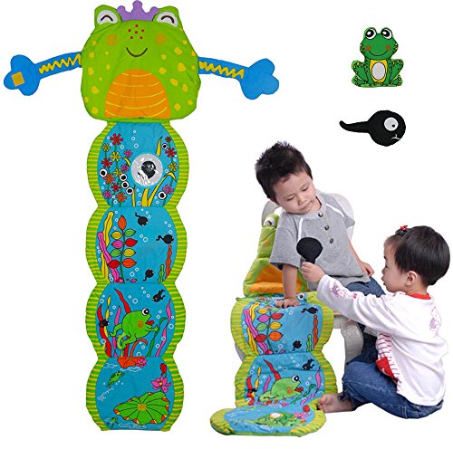 LALABABY Toys Early Learning Education Soft Cotton Pillow Arts Magical Story Book - How the frogs grow