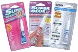 From Devcon® an Assortment of Super Glues in Tubes or Tiny Bottles.