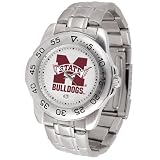 Mississippi State Bulldogs NCAA Sport Mens Watch (Metal Band)