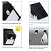 Solar Light, Turata Waterproof Security Motion Sensor Led Light for Garden Outdoor Fence Patio Deck Yard Home Driveway Outside Wall Pool