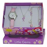 Ravel Children's Jewellery Set: Little Gems Dolphin Watch, Charm Bracelet, Dolphin Necklace in Presentation Box