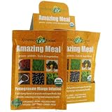 Amazing Grass Amazing Meal Pomegranate Mango Powder 10 Count Box by Amazing Grass