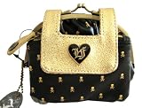 Lounge Fly Gold SKull Crossbones Super Cute Good Coin Purse * HOT Holdiay Item *