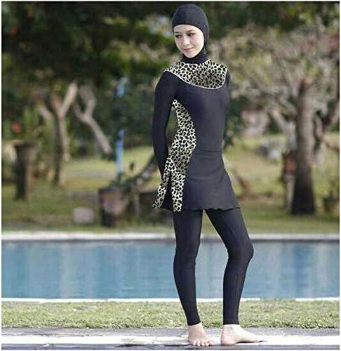 Asianlifestyle New Style Muslim Swimwear,Abaya,Arabic Islamic Swimwear Women,Muslim Swimsuit,Arabic Sports Swimwear ALSMSL014 (M)