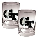 Georgia Tech Yellowjackets NCAA 2pc Rocks Glass Set