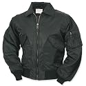 Fliegerjacke / Blouson / CWU Jacke (Größe: S-XXL, Farbe: schwarz)