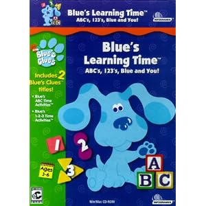 Blues Clues 123 Time Activities 51AD2HC1MGL. SL500 AA300 Blues Clues 123 Time Activities