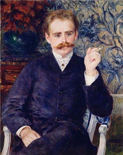 Vintastore Wood Framed Modern Wall Art Decor Albert Cahen D Anvers 1881 By Pierre-Auguste Renoir Print On Definition Canvas