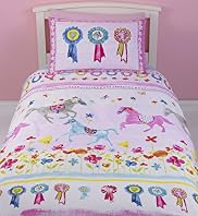 Painted Horses & Floral Bedset