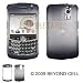 New SnapOn Phone Cover for BlackBerry Curve 8300 8310 8320 8330 Protector Case 2 Tone Ice Black