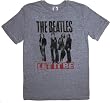 Junk Food The Beatles Let It Be Gray T-shirt Tee