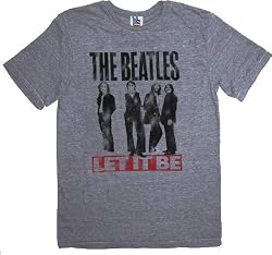 Junk Food The Beatles Let It Be Gray T-shirt Tee