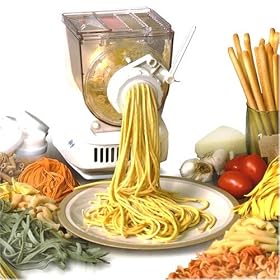 Automatic Popeil Pasta Maker Machine with Additional Sausage Maker Attachment