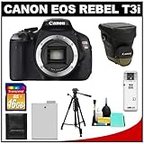 Canon EOS Rebel T3i 18.0 MP Digital SLR Camera Body with 16GB Card + Batter ....