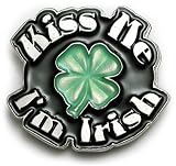 KISS ME I'M IRISH Belt Buckle Ireland St. Patrick's Day