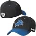 Mens Detroit Lions Fadeout Sideline 2nd Season Player Flex Fit Hat - S/M
