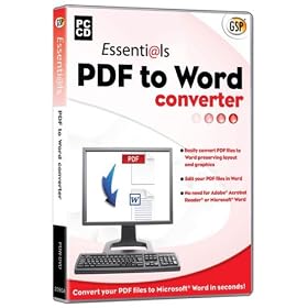Essentials PDF-to-Word Convertor (PC CD)