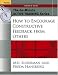Book The 60-Minute Active Training Series : How to Encourage Constructive Feedback from Others, Leader's Guide
