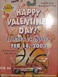 Los Angeles Lakers 2003 1/64 Diecast Corvette Valentine's Day Staples Center Giveaway NBA Collectible Car