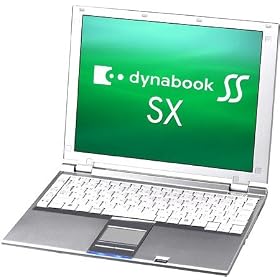 ����dynabook SS SX PASX190NK (P-M753,256MB,12.1"TFT,����LAN ) [PASX190NK]